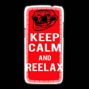 Coque Samsung Galaxy Express2 Keep Calm Reelax Rouge