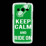 Coque Samsung Galaxy Express2 Keep Calm Ride on Vert