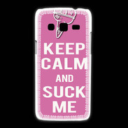 Coque Samsung Galaxy Express2 Keep Calm Suck me Rose