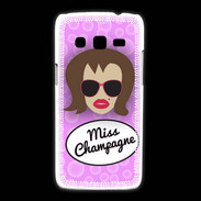 Coque Samsung Galaxy Express2 Miss Champagne Chatain