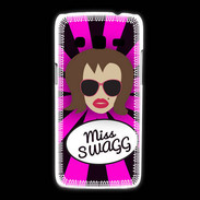 Coque Samsung Galaxy Express2 Miss Swag Chatain