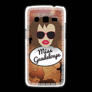 Coque Samsung Galaxy Express2 Miss Guadeloupe Chatain