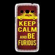 Coque Samsung Galaxy Express2 Keep Calm and Be Furious Rouge