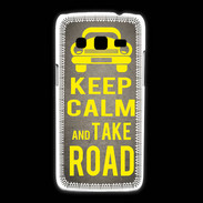 Coque Samsung Galaxy Express2 Keep Calm and Take o road 2 Gris