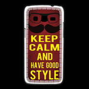 Coque Samsung Galaxy Express2 Keep Calm and Have a good Style Rouge
