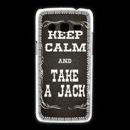 Coque Samsung Galaxy Express2 Keep Calm and Take Jack Gris