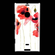 Coque Nokia Lumia 1520 Dessin de coquelicot