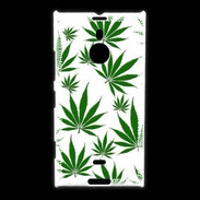 Coque Nokia Lumia 1520 Feuille de cannabis sur fond blanc