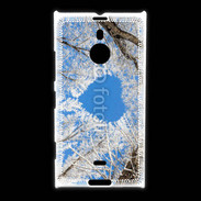 Coque Nokia Lumia 1520 arbres enneigés coeur