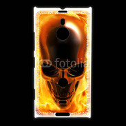 Coque Nokia Lumia 1520 crâne en feu