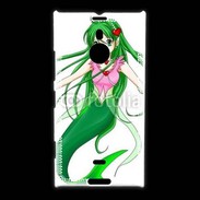 Coque Nokia Lumia 1520 Fille manga verte