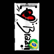 Coque Nokia Lumia 1520 I love Brésil 2