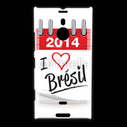 Coque Nokia Lumia 1520 I love Bresil 2014