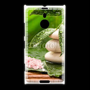 Coque Nokia Lumia 1520 Galet et feuilles mouillées