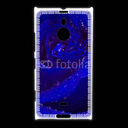 Coque Nokia Lumia 1520 Fleur rose bleue