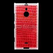 Coque Nokia Lumia 1520 Effet crocodile rouge
