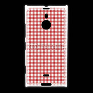 Coque Nokia Lumia 1520 Effet vichy rouge et blanc