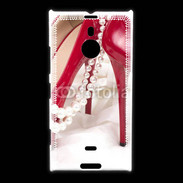 Coque Nokia Lumia 1520 Escarpins rouges et perles