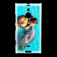 Coque Nokia Lumia 1520 Bisou de dauphin