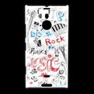Coque Nokia Lumia 1520 Eléments de musique en dessin