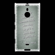 Coque Nokia Lumia 1520 Vraie valeur Vert Citation Oscar Wilde