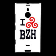 Coque Nokia Lumia 1520 I love BZH 2