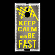 Coque Nokia Lumia 1520 Keep Calm and Be Fast Gris