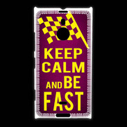 Coque Nokia Lumia 1520 Keep Calm and Be Fast Rose