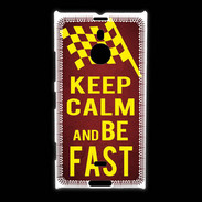 Coque Nokia Lumia 1520 Keep Calm and Be Fast Rouge