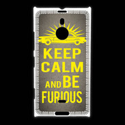 Coque Nokia Lumia 1520 Keep Calm and Be Furious Gris