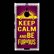 Coque Nokia Lumia 1520 Keep Calm and Be Furious Rose