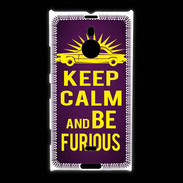 Coque Nokia Lumia 1520 Keep Calm and Be Furious Violet