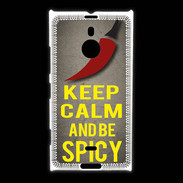 Coque Nokia Lumia 1520 Keep Calm and Be Spicy Gris