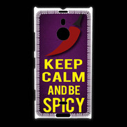 Coque Nokia Lumia 1520 Keep Calm and Be Spicy Violet