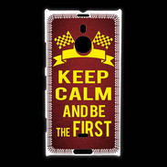 Coque Nokia Lumia 1520 Keep Calm and Be the First Rouge