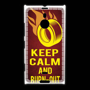 Coque Nokia Lumia 1520 Keep Calm and Burn Out Rouge