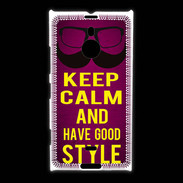 Coque Nokia Lumia 1520 Keep Calm and Have a good Style Rose
