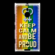 Coque Nokia Lumia 1520 Keep Calm and Be proud Women Gay