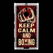 Coque Nokia Lumia 1520 Keep Calm and Boxing Rouge