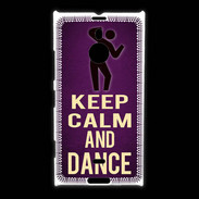 Coque Nokia Lumia 1520 Keep Calm and Dance Violet