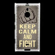 Coque Nokia Lumia 1520 Keep Calm and Fight Gris
