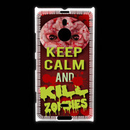 Coque Nokia Lumia 1520 Keep Calm and Kill Zombies Rouge