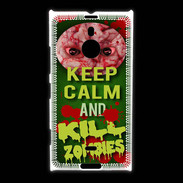 Coque Nokia Lumia 1520 Keep Calm and Kill Zombies Vert