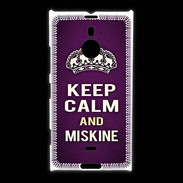 Coque Nokia Lumia 1520 Keep Calm and Miskine Violet
