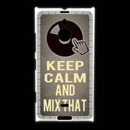 Coque Nokia Lumia 1520 Keep calm and Mix That Gris