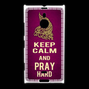 Coque Nokia Lumia 1520 Keep Calm and Pray Muslim Rose
