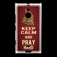 Coque Nokia Lumia 1520 Keep Calm and Pray Muslim Rouge