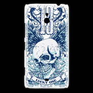 Coque Nokia Lumia 1320 Tête de mort Lucky One 13