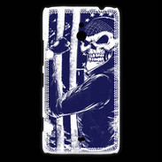 Coque Nokia Lumia 1320 Tête de mort Biker USA