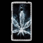 Coque Nokia Lumia 1320 Feuille de cannabis en fumée